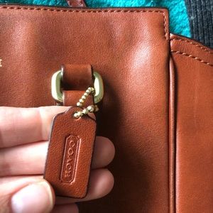 Coach leather purse.